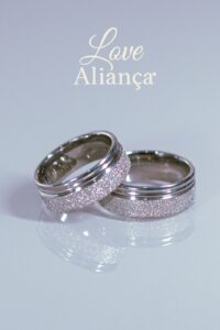 Aliança Paloma 6mm aço inox com brilho e friso-2