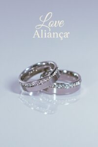 Aliança Pérola 6mm aço inox com pedras em zircônia-2